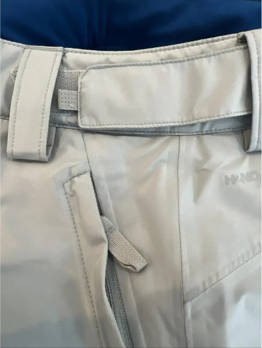 $169 Patagonia Powdertown Snow Pants Thermal Blue Size Large